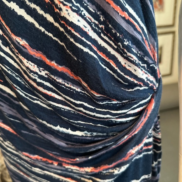 Splendid Multicolored Tank Dress with ruched sides. - Picture 2 of 5